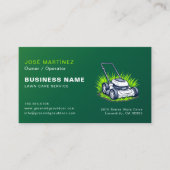 Green Lawn Service Professional Visitekaartje (Voorkant)