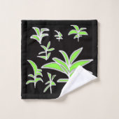 Green Leaf Bad Handdoek (Wasdoekje)