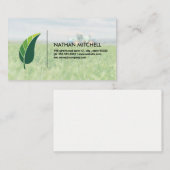 Green Leaf / Boerderij en tractor Visitekaartje (Voorkant / Achterkant)