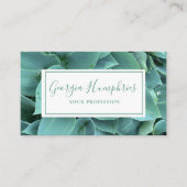 Green Leaf Botanical Visitekaartje (Voorkant)