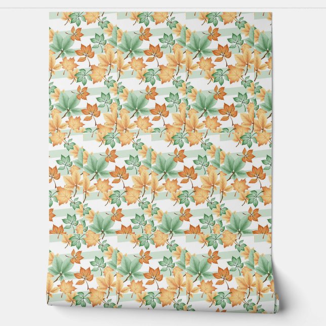 Green Leaf Botanical Wallpaper - Verse Natuur Behang (Afrollen)