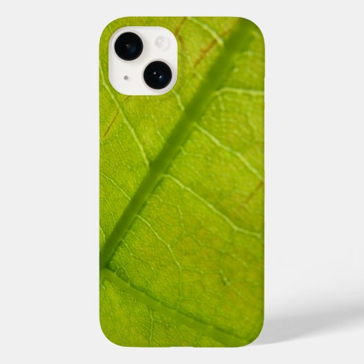 Green Leaf Botanische Natuur Fotografie Case-Mate iPhone Case (Achterkant)