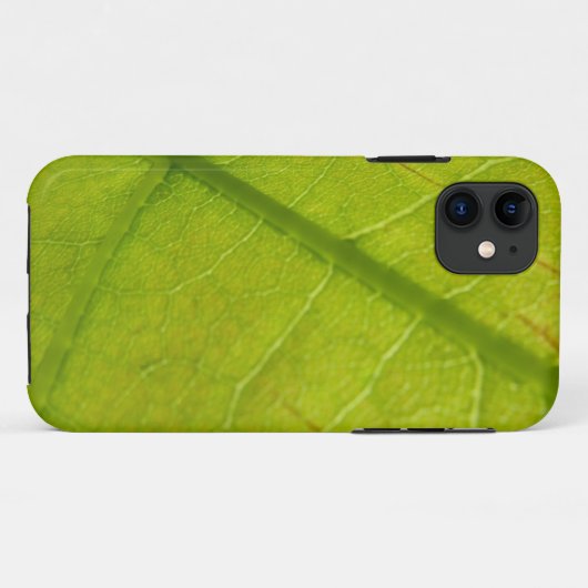 Green Leaf Botanische Natuur Fotografie Case-Mate iPhone Case (Achterkant (horizontaal))