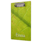 Green Leaf Botanische Natuur Fotografie Klembord (Links)