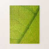 Green Leaf Botanische Natuur Fotografie Legpuzzel (Verticaal)