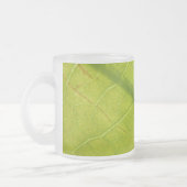 Green Leaf Botanische Natuur Fotografie Matglas Koffiemok (Links)