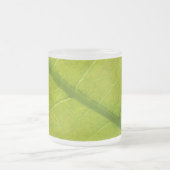 Green Leaf Botanische Natuur Fotografie Matglas Koffiemok (Center)