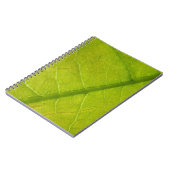 Green Leaf Botanische Natuur Fotografie Notitieboek (Linkerzijde)