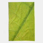 Green Leaf Botanische Natuur Fotografie Theedoek (Verticaal)