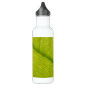 Green Leaf Botanische Natuur Fotografie Waterfles (Links)