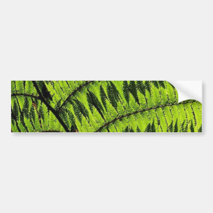 Green Leaf Bumpersticker