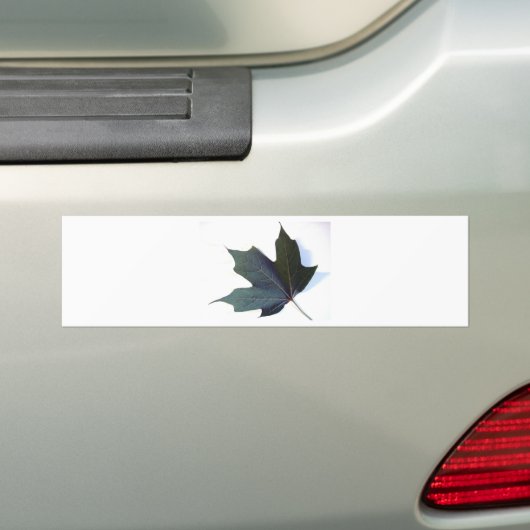 Green Leaf Bumpersticker (Op auto)