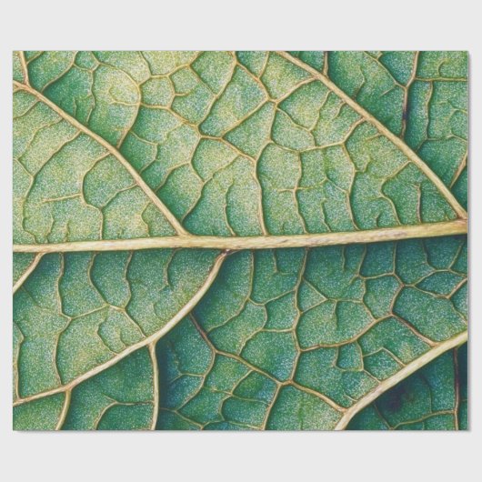 Green Leaf Cadeaupapier (Vlak)