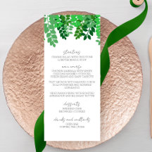 Green Leaf Canopy Wedding