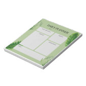 Green Leaf Daily Planner Notitieblok (Linkerzijde)