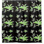 Green Leaf Douchegordijn (Voorkant)