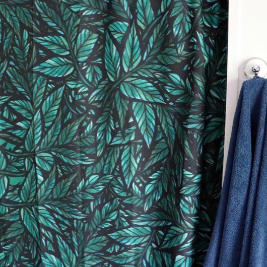 Green Leaf Douchegordijn