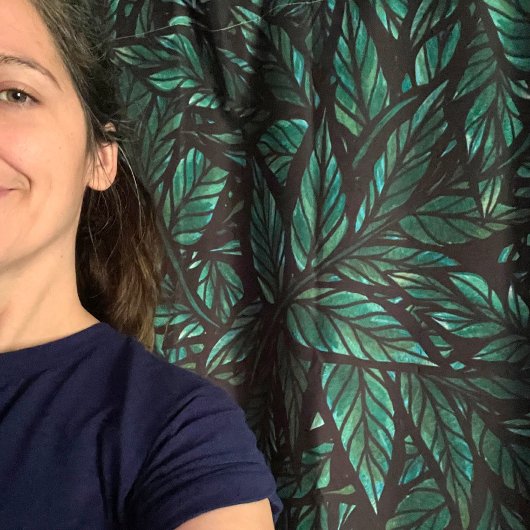 Green Leaf Douchegordijn