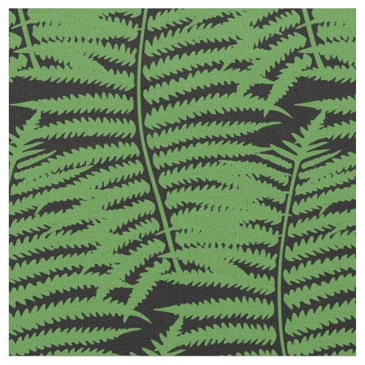 Green Leaf Fabric Stof (Close Up)