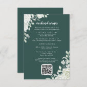 Green Leaf Flora Weekend Events Kaart (Voorkant / Achterkant)