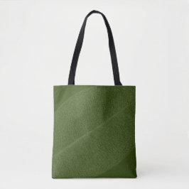 Green Leaf Grid Illustration Canvas tas