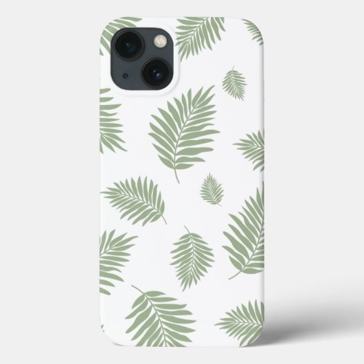 Green Leaf iPhone Case – Fris, natuurlijk, stijlvo (Achterkant)