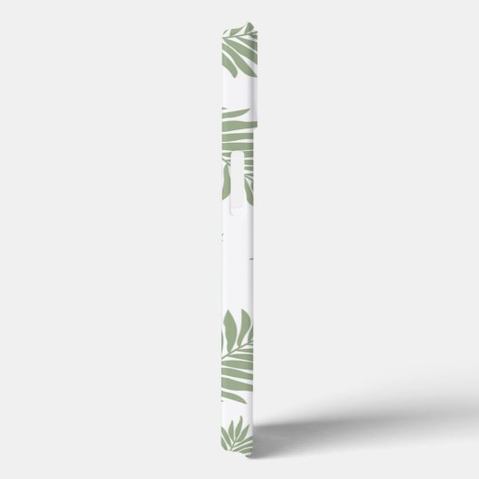 Green Leaf iPhone Case – Fris, natuurlijk, stijlvo (Achterkant / Rechts)