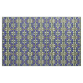 Green Leaf Iris Fabric Stof (Yard (91,4 cm))