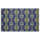 Green Leaf Iris Fabric Stof (Fat Quarter)