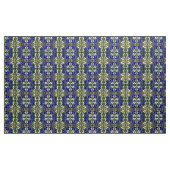 Green Leaf Iris Fabric Stof (Yard (91,4 cm))