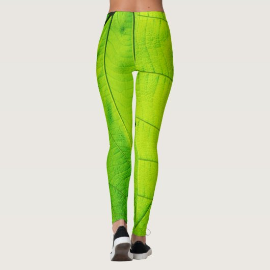 Green Leaf Leggings (Achterkant)
