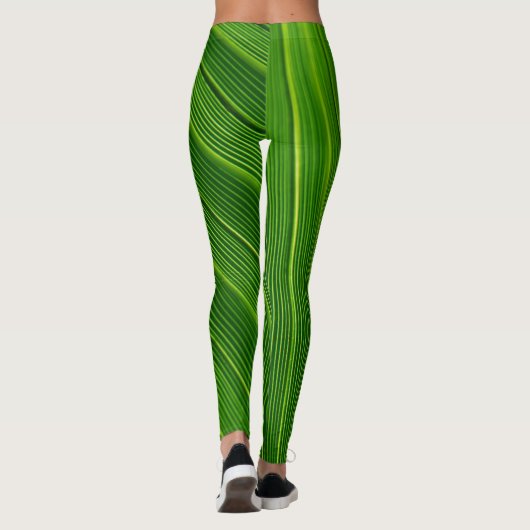 Green Leaf Leggings (Achterkant)