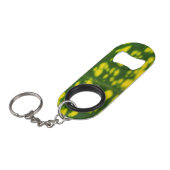 Green Leaf Mini Bottle Opener Flessenopener (Voorkant Gekanteld)