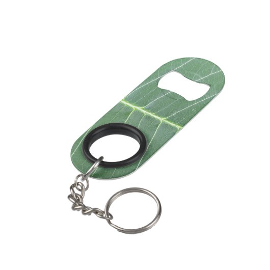 Green Leaf Mini Bottle Opener Mini Flessenopener (Achterkant Gekanteld)