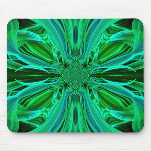Green Leaf Mousepad Muismat (Voorkant)