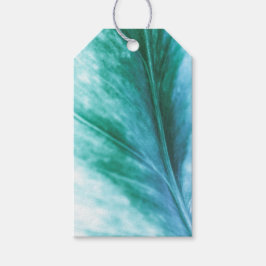 Green Leaf Natuur Foto Cadeaulabel