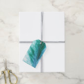 Green Leaf Natuur Foto Cadeaulabel (Met Touw)