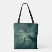 Green Leaf Natuur Foto Tote Bag (Achterkant)