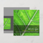 Green Leaf Natuur Holistic Spa Foto Party nodigt u Kaart (Voorkant / Achterkant)