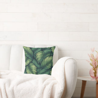 green leaf party-bord kussen
