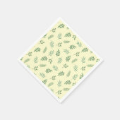 Green Leaf Party servetten – frisse botanische loo (Hoek)