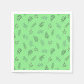 Green Leaf Party servetten – frisse botanische loo (Voorkant)