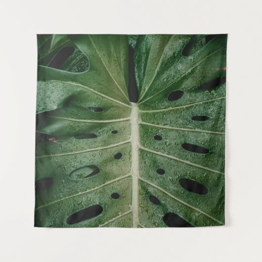 Green leaf plant wandkleed (Voorkant)