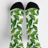 Green Leaf print Sokken (Top)