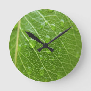 Green Leaf Ronde Klok