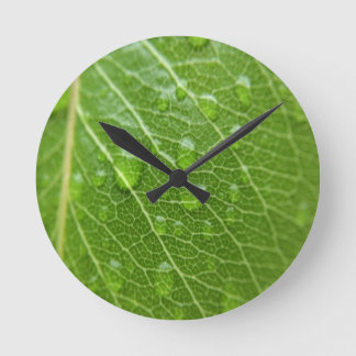 Green Leaf Ronde Klok