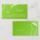 Green Leaf Salon Spa of Landscaping Visitekaartje (Voorkant / Achterkant)