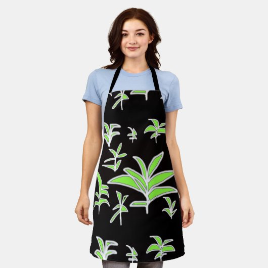 Green Leaf Schort (Gedragen)