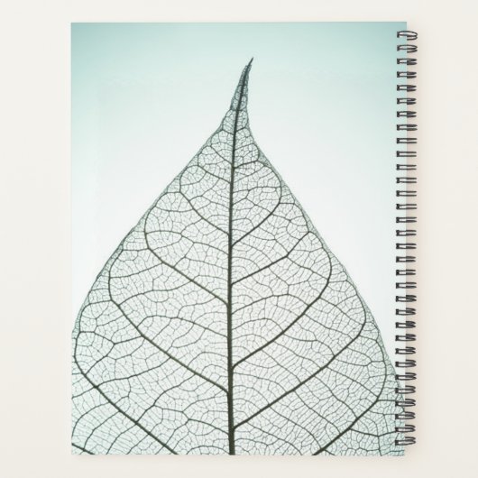 Green Leaf Skeleton Planner (Achterkant)