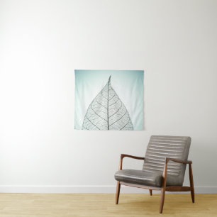 Green Leaf Skeleton Wandkleed